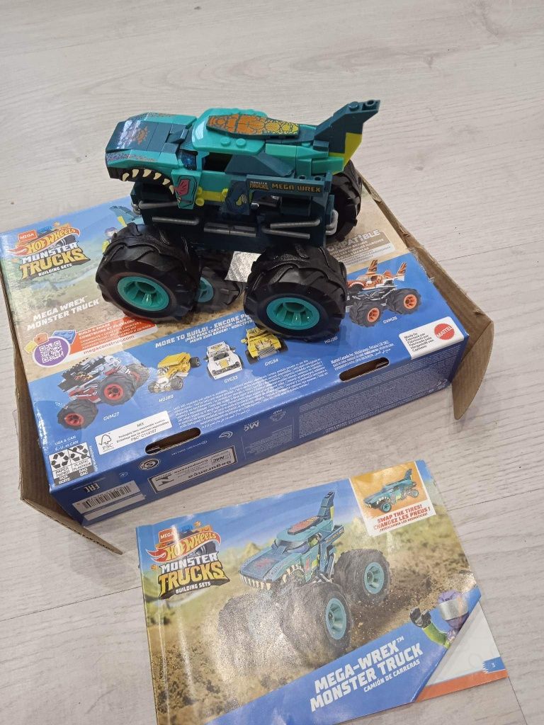 Klocki Mega Bloks HDJ95 HW Monster Trucks Mega Wrex