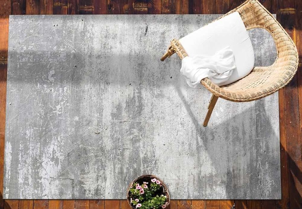 Dywan miekki pluszowy nowoczesny szary biały niebieski 220/160cm