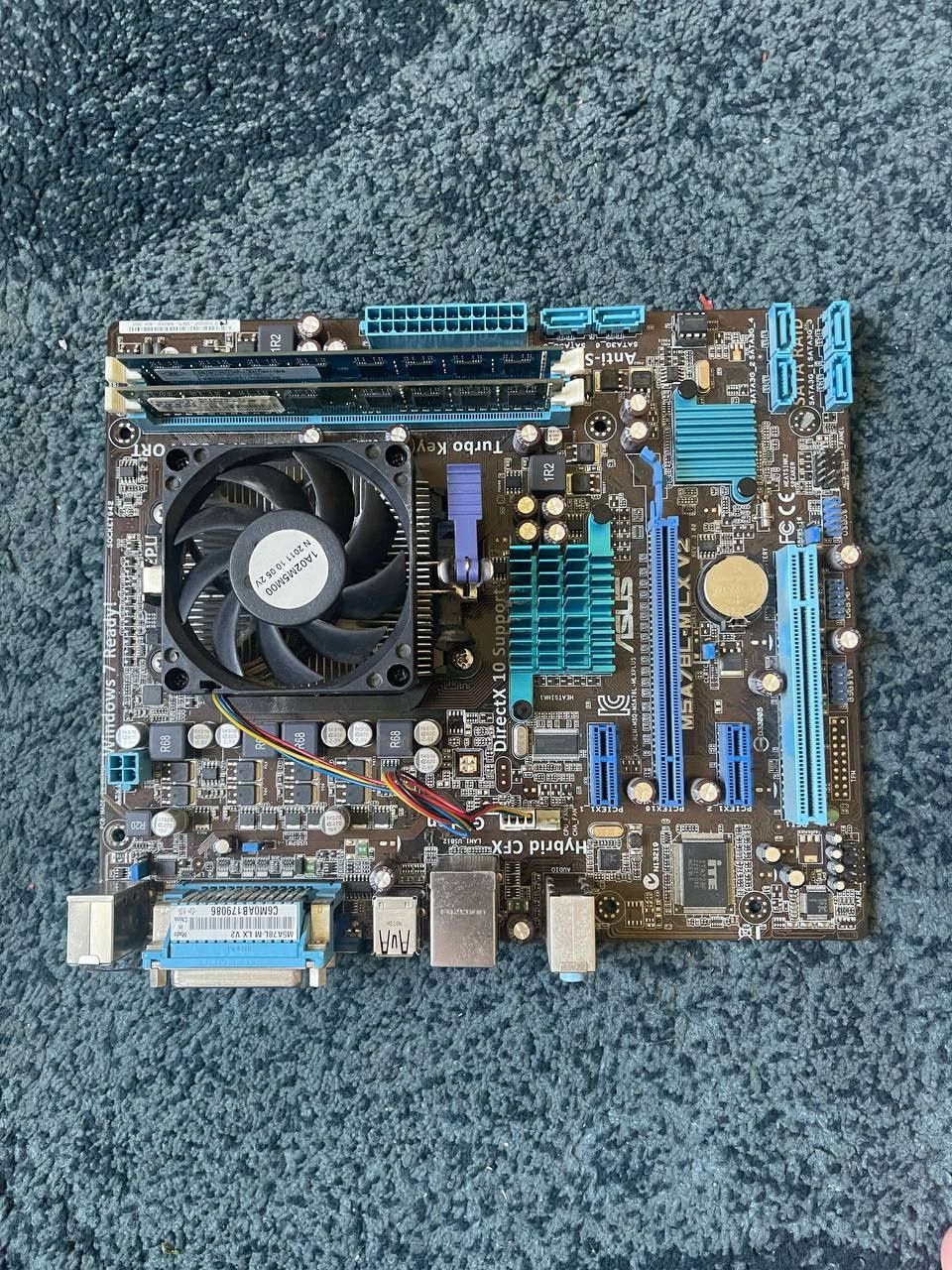 Материнська плата Asus M5A78L-MLX V2+6gb ddr3+AMD Athlon II