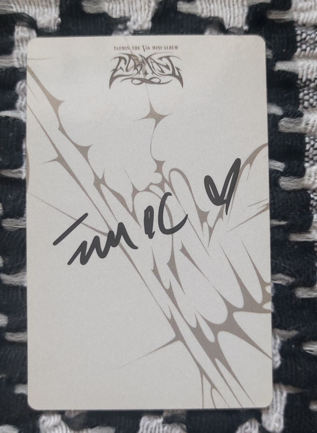 Taemin Eternal Pc - Photocard Shinee