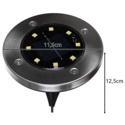 Lampki solarne ogrodowe - 12 szt.