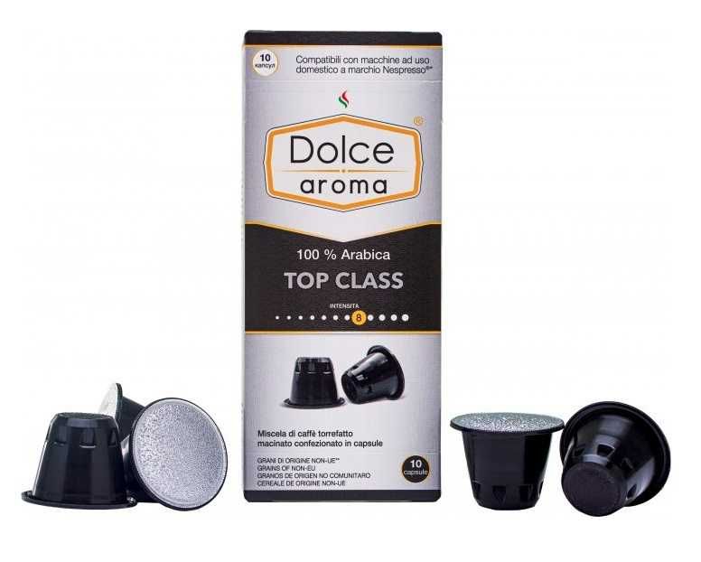 Капсули Nespresso Dolce Aroma 10 шт Італія Неспрессо капсулах Дольче