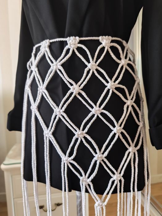 пояс хустка макраме припинда