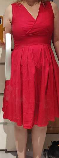 Czerwona sukienka na wesele L Mixinni