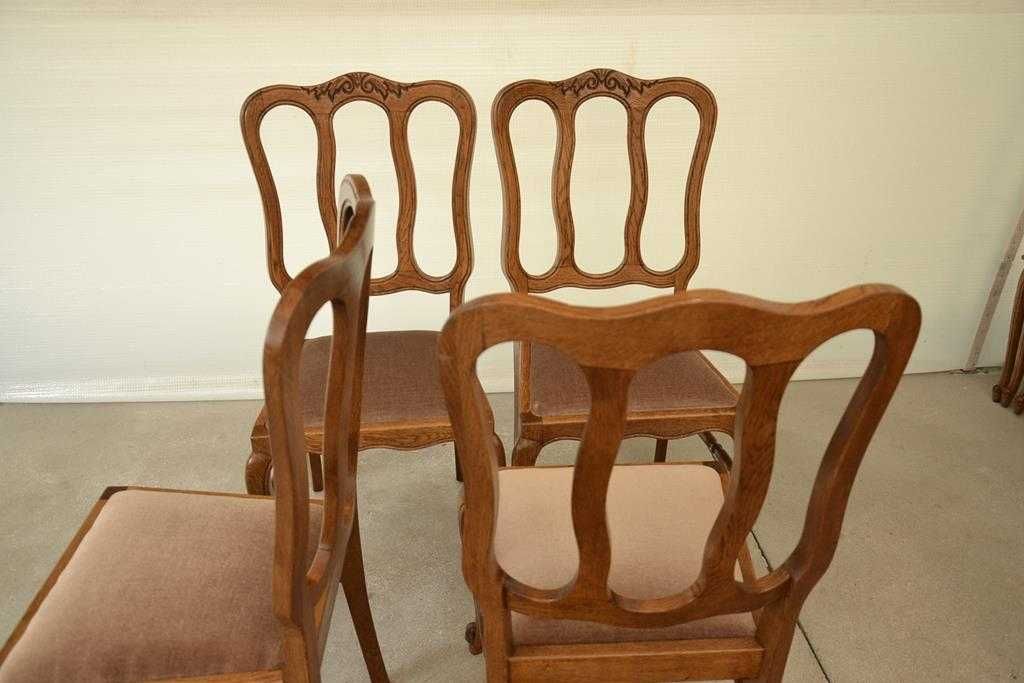 krzesła ludwikowskie komplet 4 krzeseł