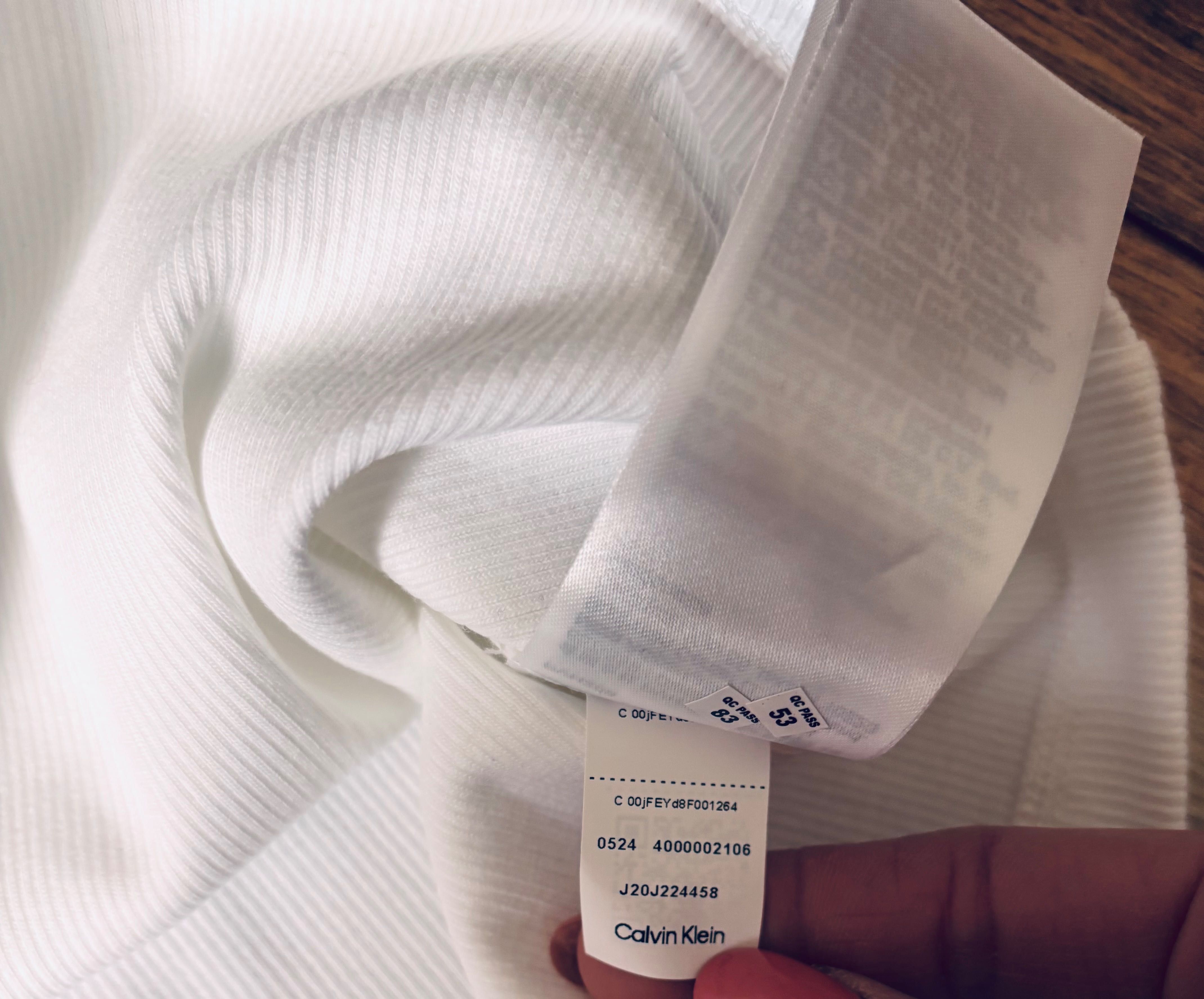 Koszulka damska Calvin Klein Jeans Rozm. s nowa biała