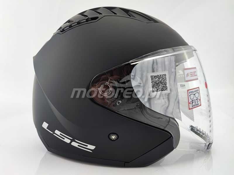 WYPRZEDAŻ Kask Otwarty Blenda LS2 OF600 COPTER 2 Czarny Mat