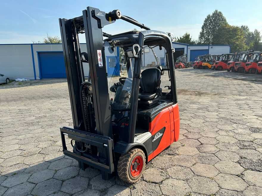 Wózek Widłowy Linde E14 Triplex Rok 2015 , wysokość wózka 1,95m