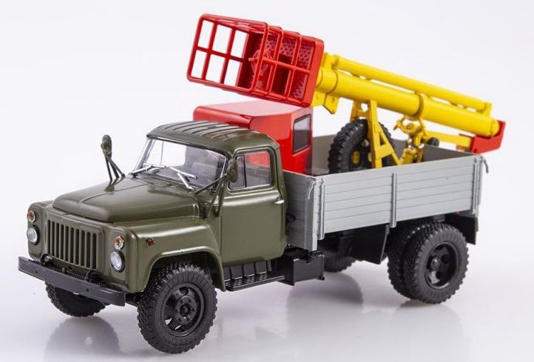 ГАЗ-52 Телескопическая вышка ТВГ-15 (1984)-Автоистория