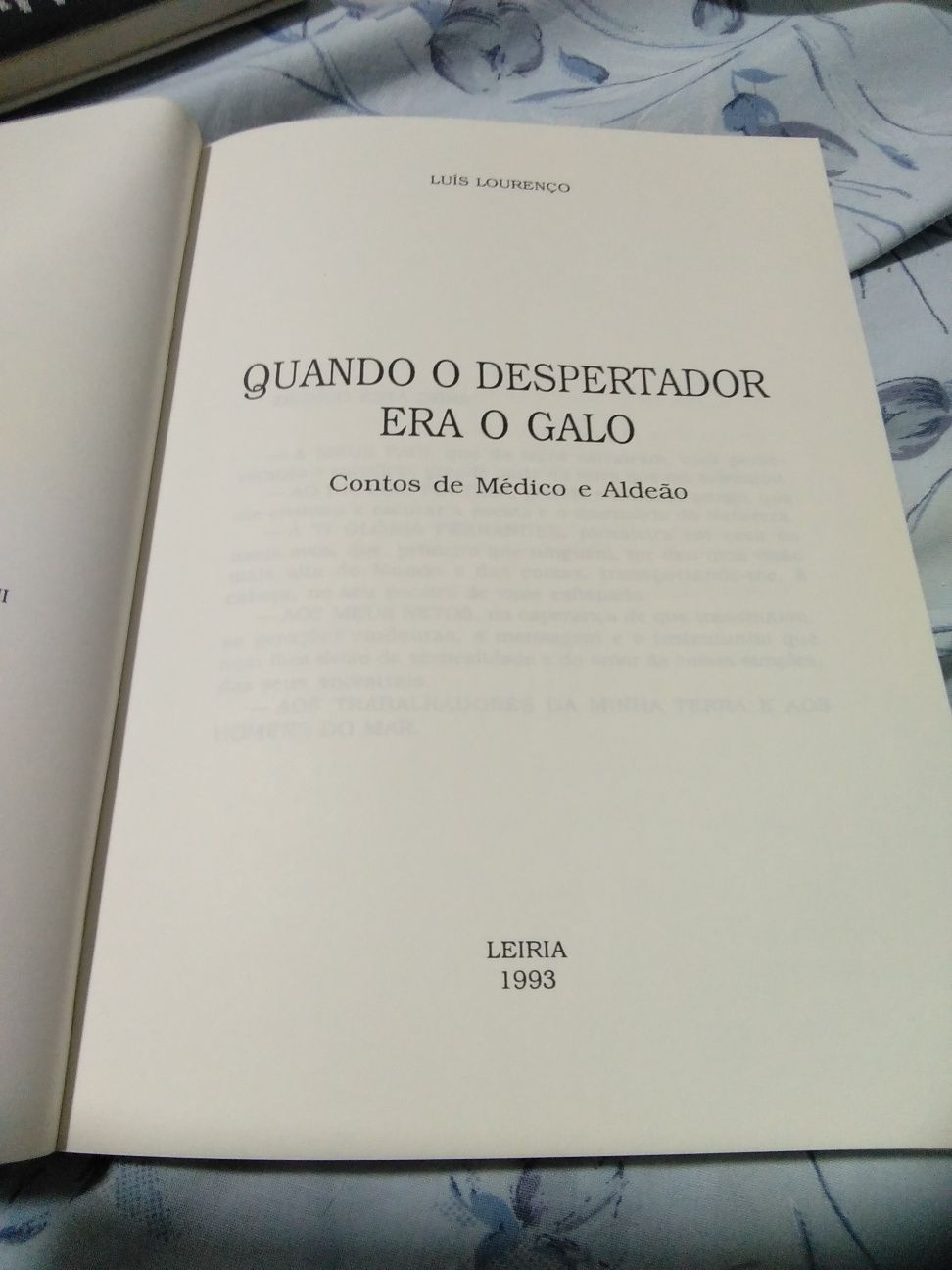 Quando o despertador era o galo