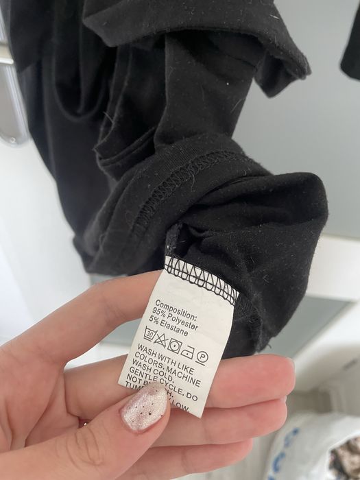 Czarna dopasowana sukienka Shein rozmiar S