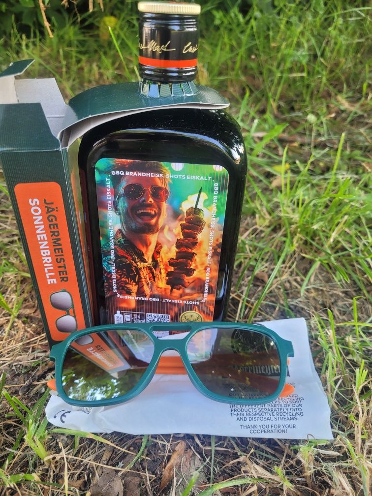 Jagermeister 0.7 plus oryginalne okulary przeciwsłoneczne