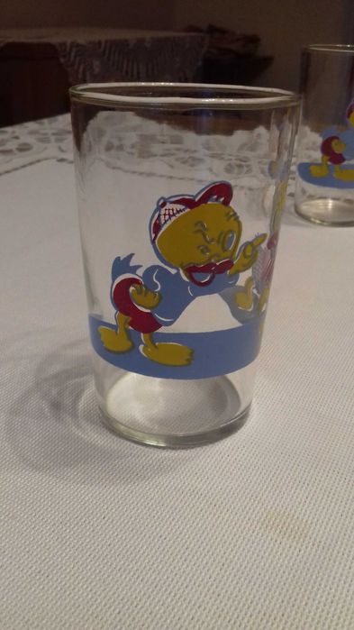 Szklanki klasyczne z kaczorkami, Vintage, do sprzedania