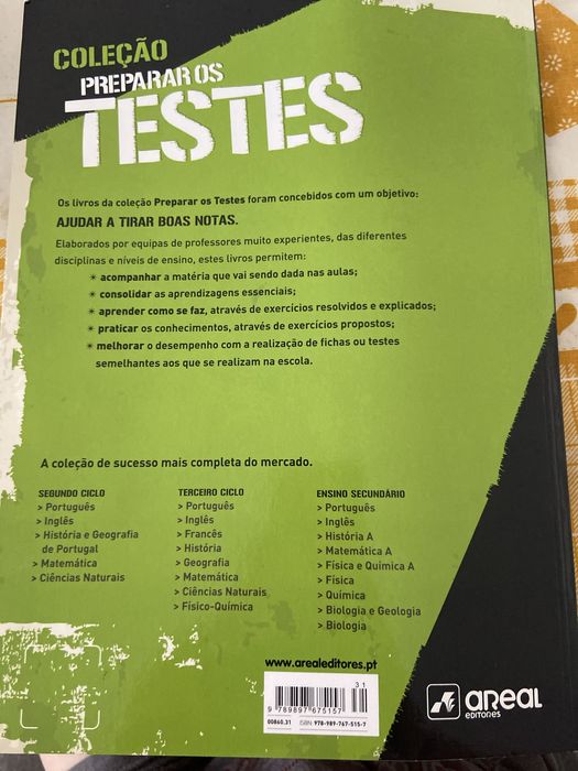 Preparar os testes, biologia, 12ano