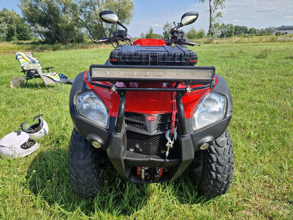 Kymco 500 MXU Warszawa+pług zarejestrowany L7E