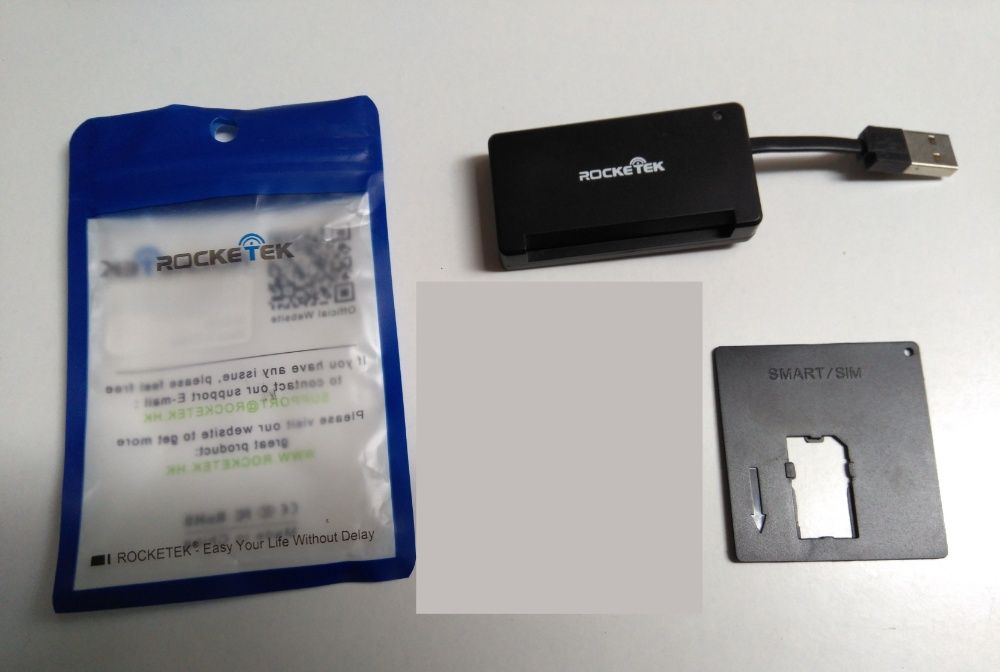 Leitor Cartão Cidadão e leitor SIM, USB 2.0, Smart Card Reader