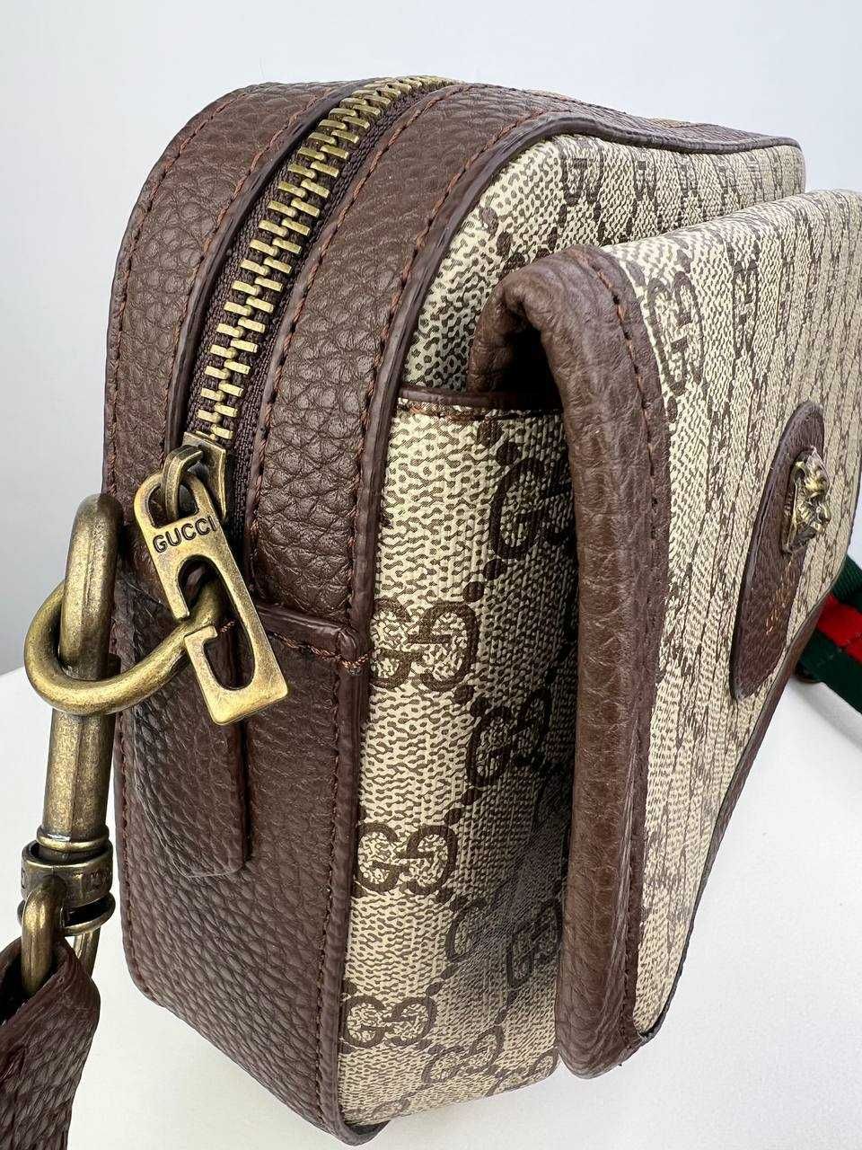 Мужская сумка Gucci из текстиля | Барсетка,через плечо,бренд,кроссбоди