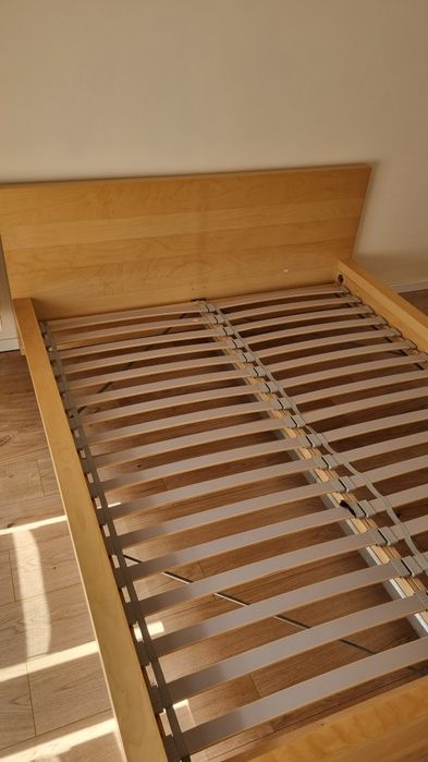 Lozko ikea malm 160x200 + stelaz