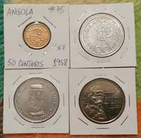 H - lote de 4 moedas