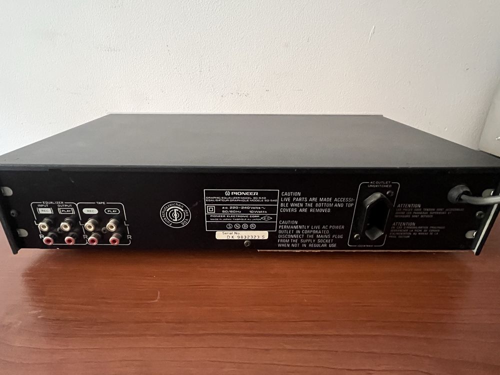 Equalizer Pioneer SG-540