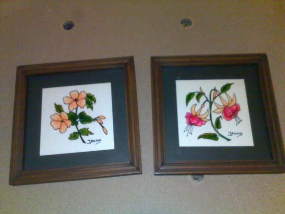 Lote de 4 quadros