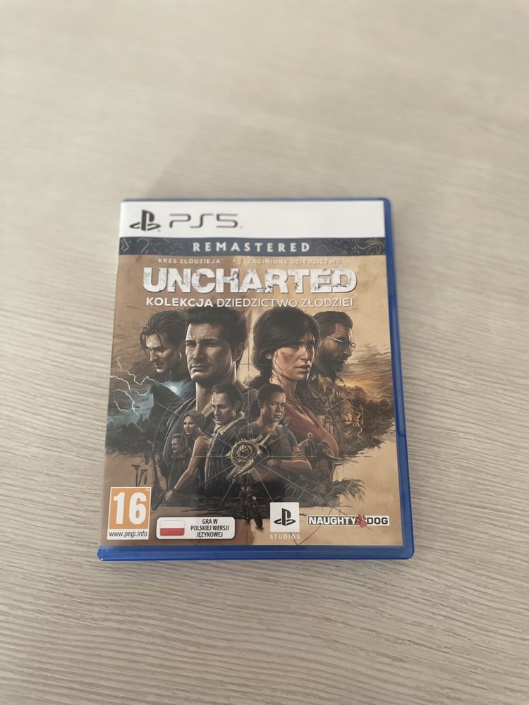 Uncharted Kolekcja Dziedzictwo Zlodziei Remastered PS5