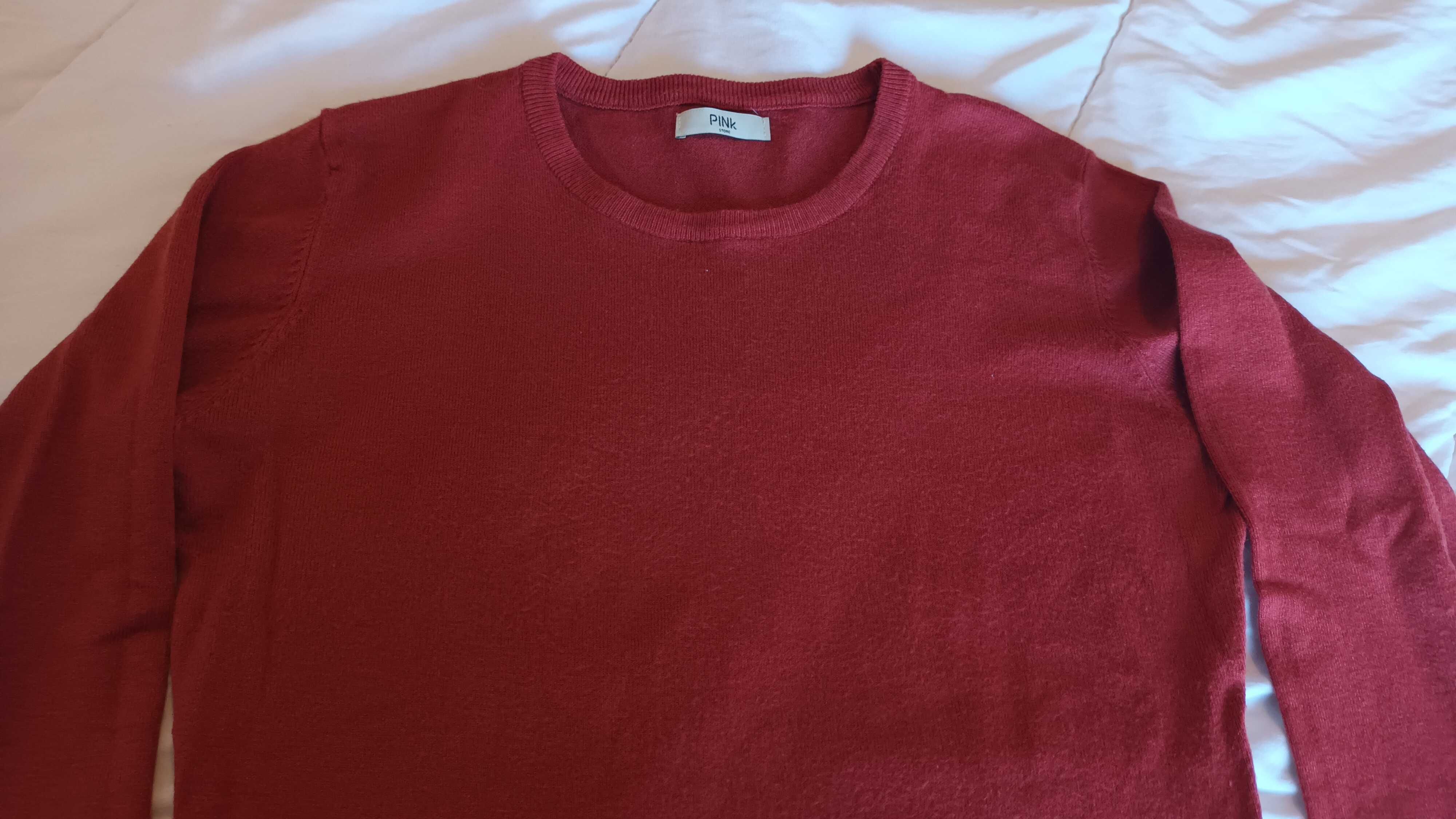 Camisola com cor tijolo