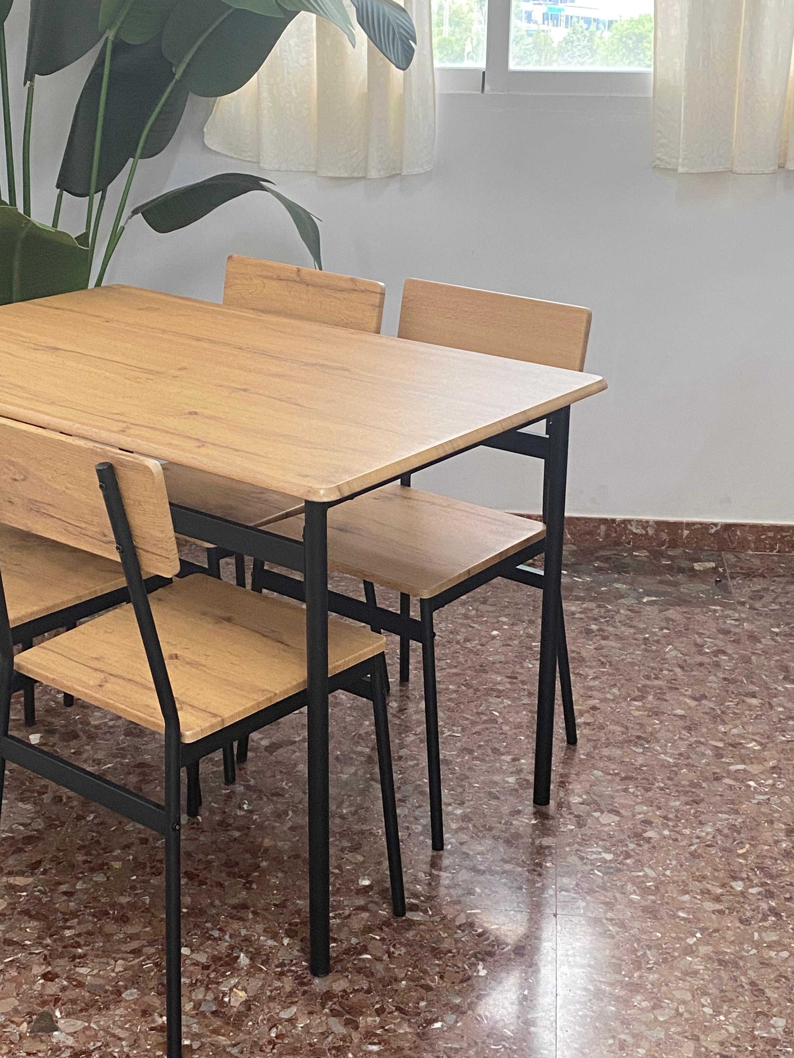 LIQUIDAÇAO TOTAL MESA NOVA +4 CADEIRAS ENVIO GRATIS PAGUE NA ENTREGA