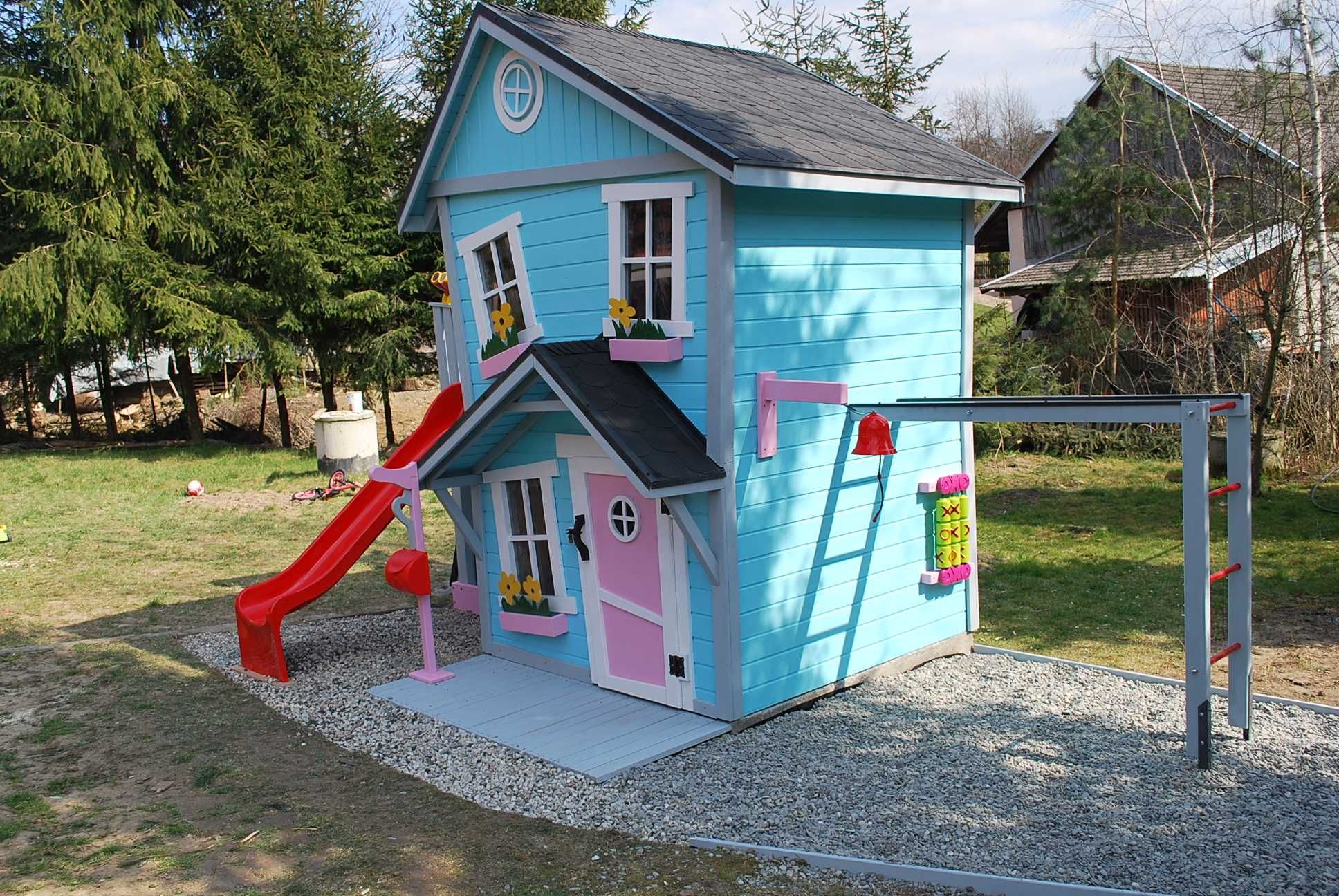 Drewniany Plac zabaw PZ13! Domek Dla dzieci!