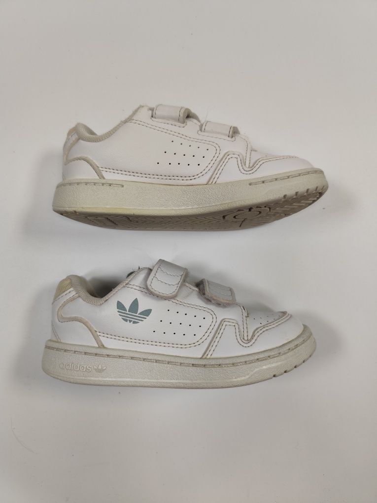 Białe buty sneakersy Adidas Ny 90 CF rozmiar 26 17 cm