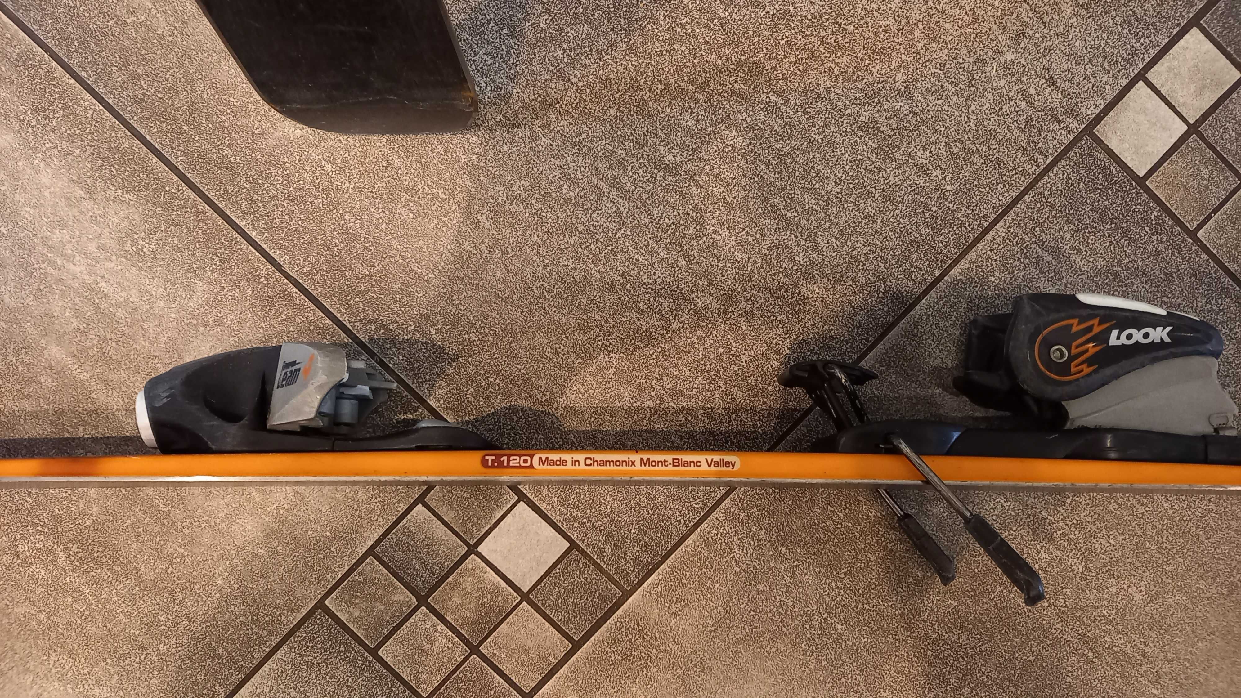 Narty dziecięce Dynastar 120 cm taliowane 98-65-85