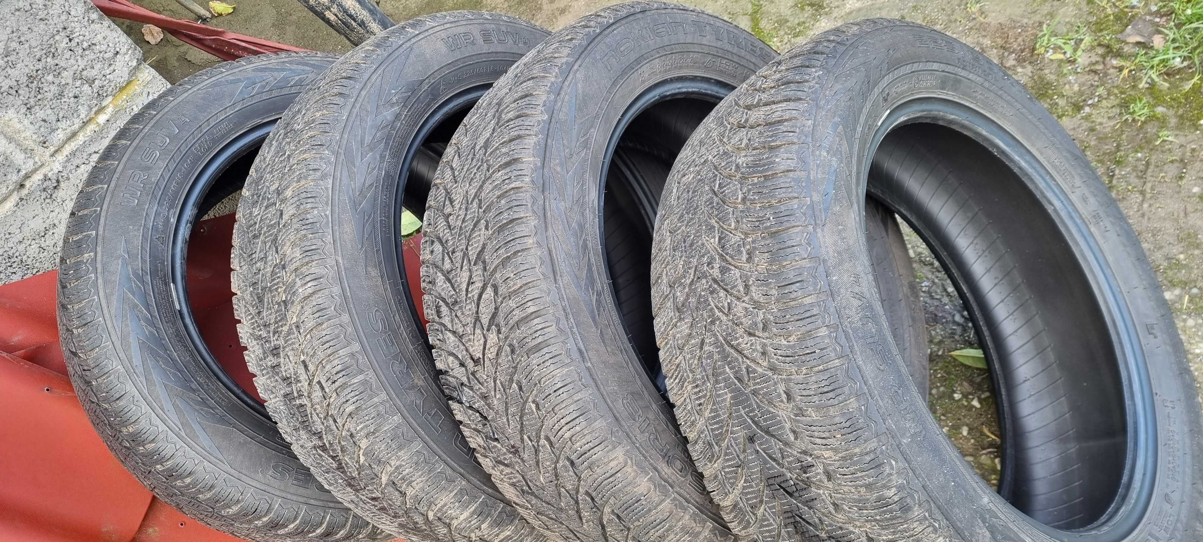 Nokian WR SUV 4 225/60R18 - zimowe, komplet 4 opony, 7mm bieżnik