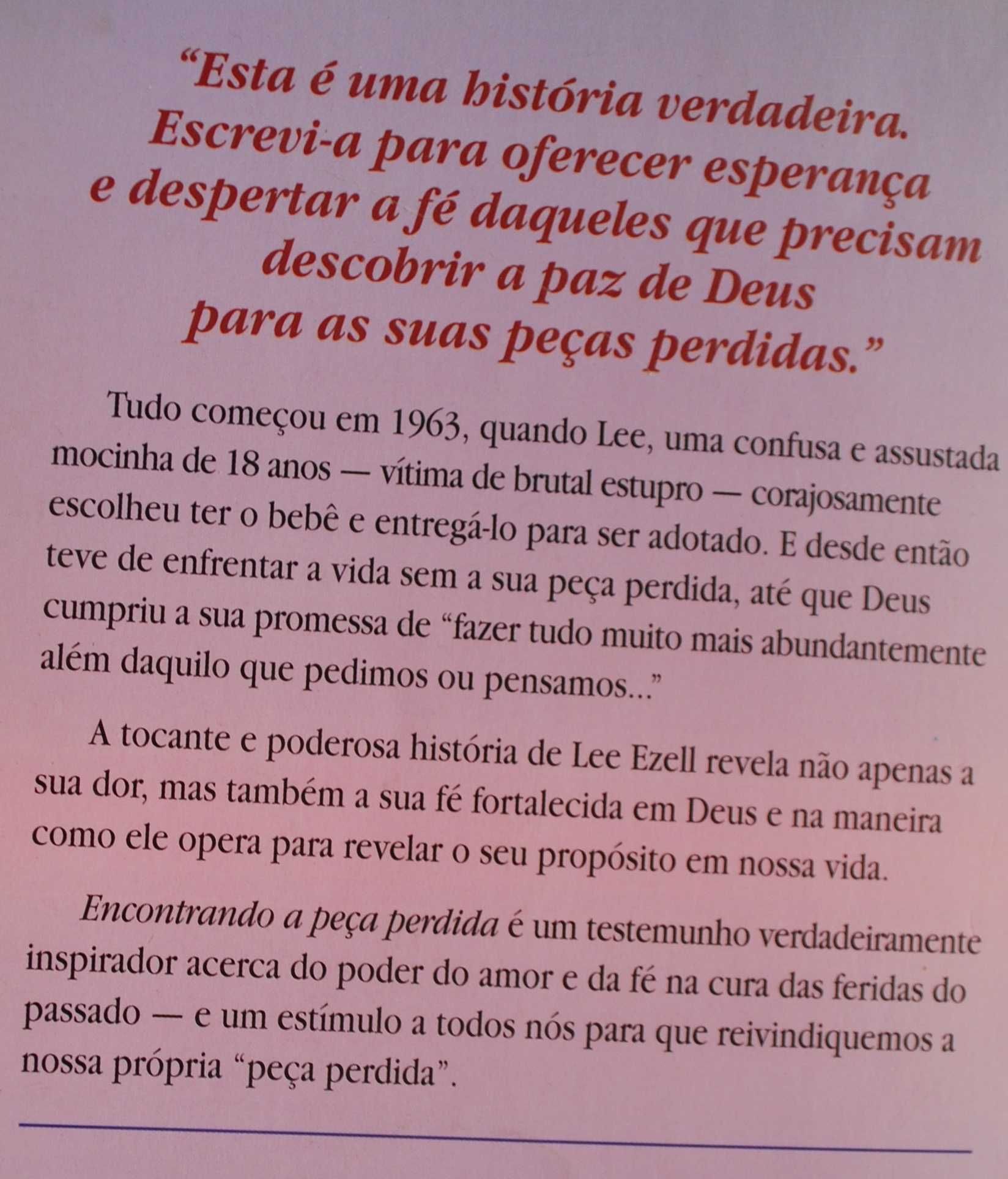 Encontrando A Peça Perdida de Lee Ezell