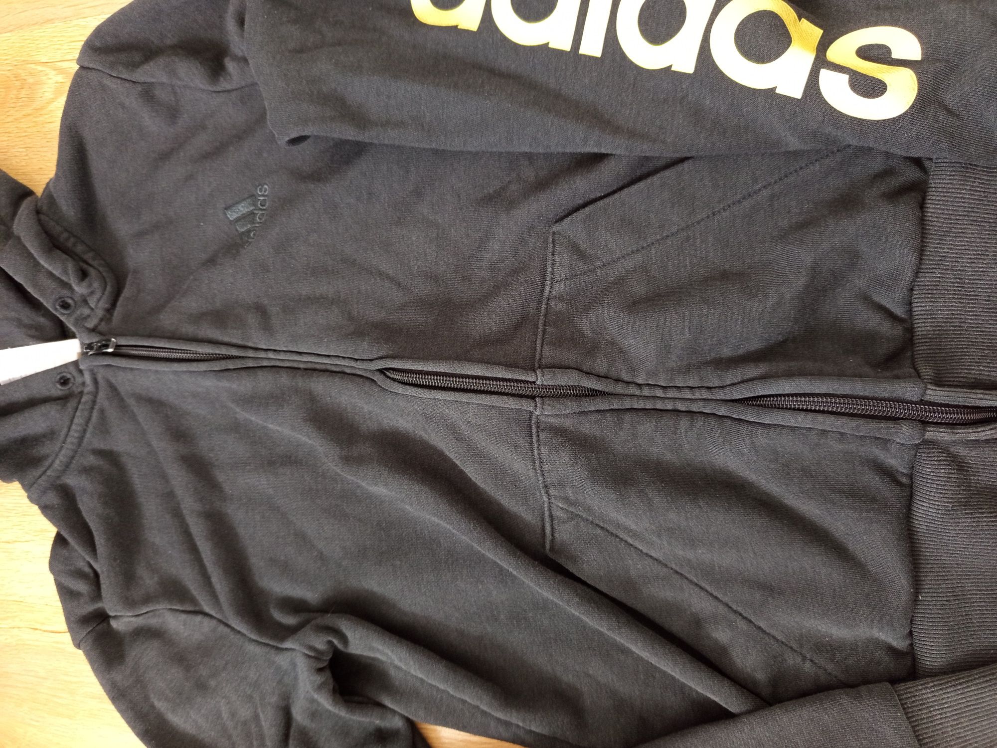 Bluza adidas złoty napis rS