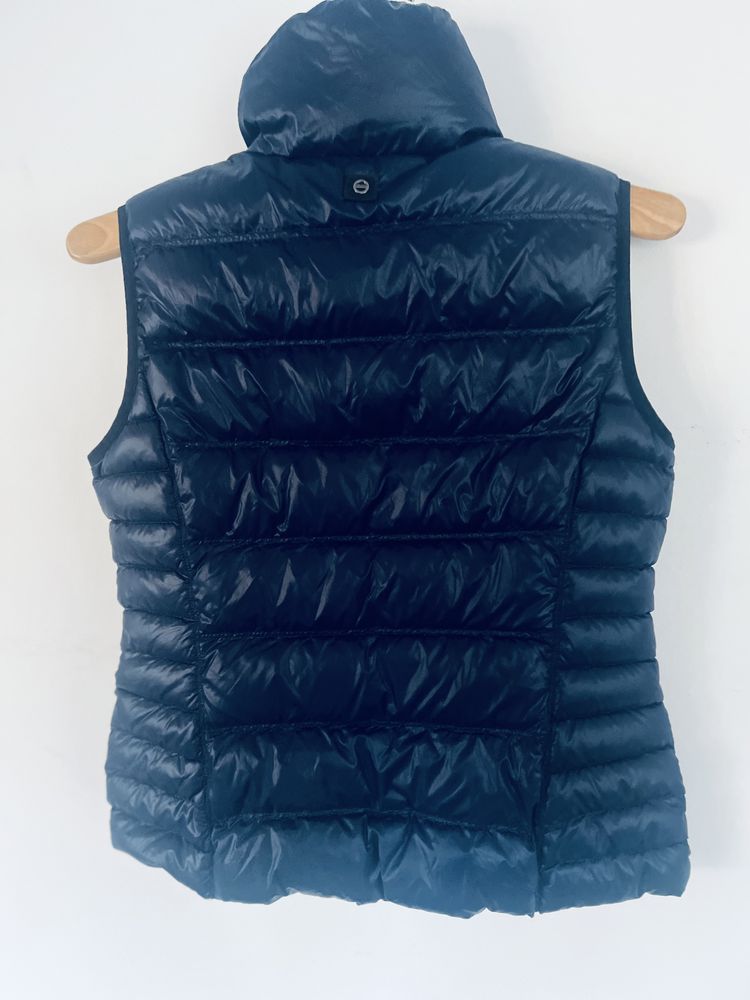 Kamizelka puchowa granatowa S 36 damska Esprit puch naturalny 99