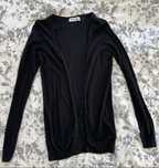 Czarny zapinany kardigan * sweter * narzutka * Stradivarius * L 40