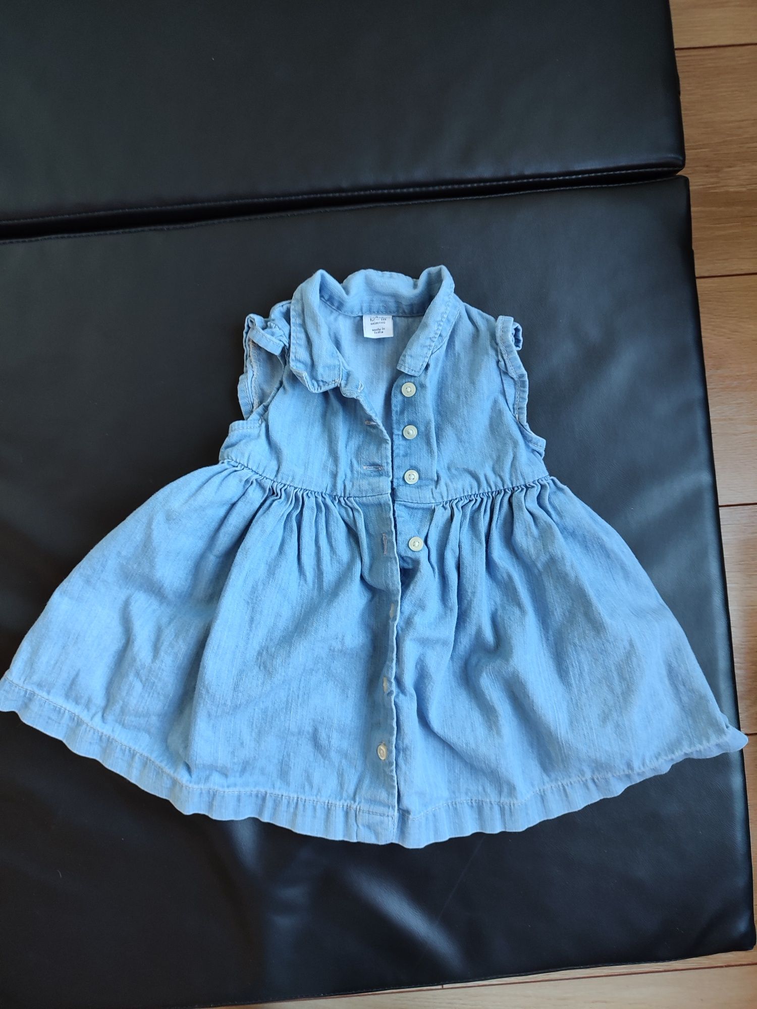 Sukienka jeansowa dziewczęca Baby GAP r 86, 12-18 m