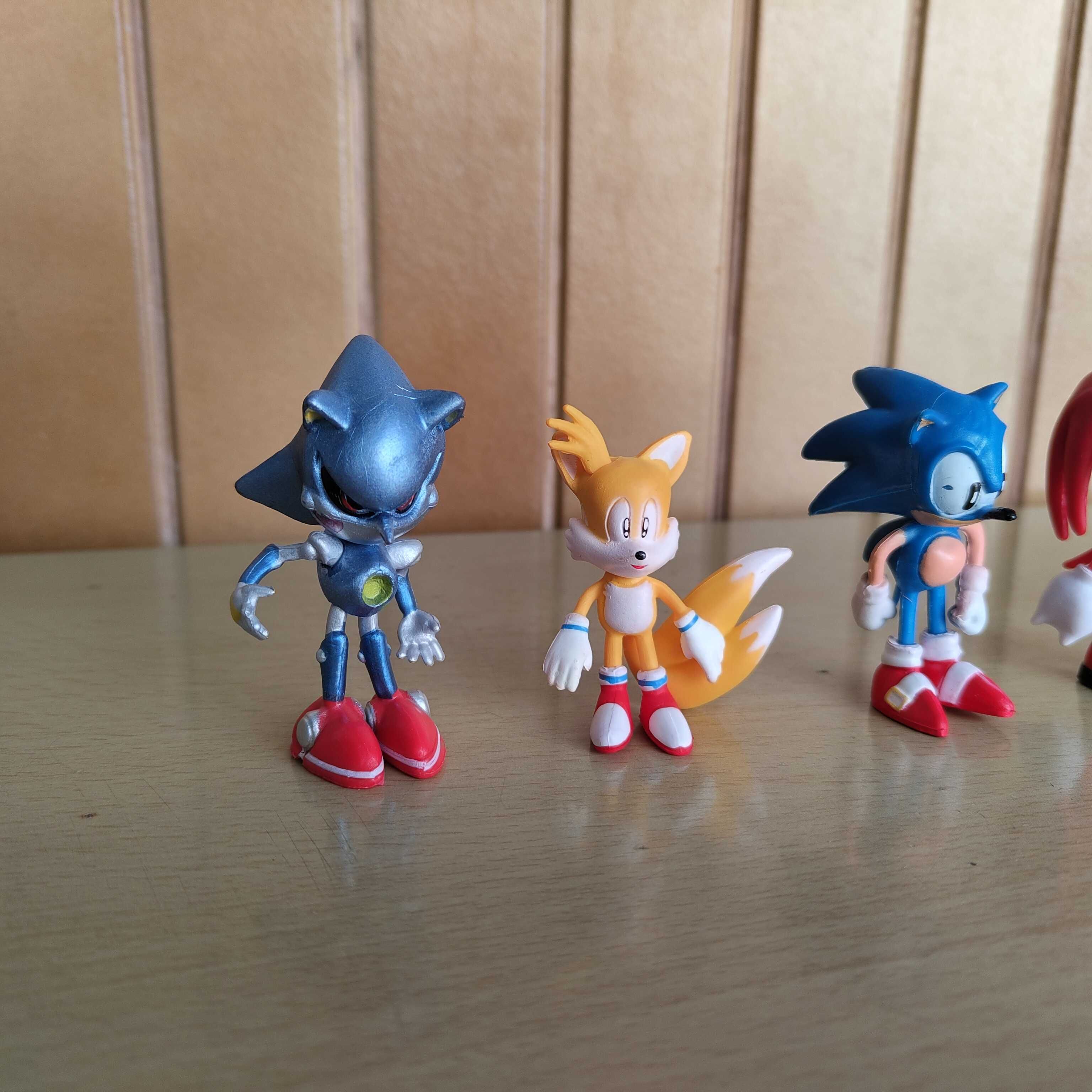 6 bonecos Figuras Sonic