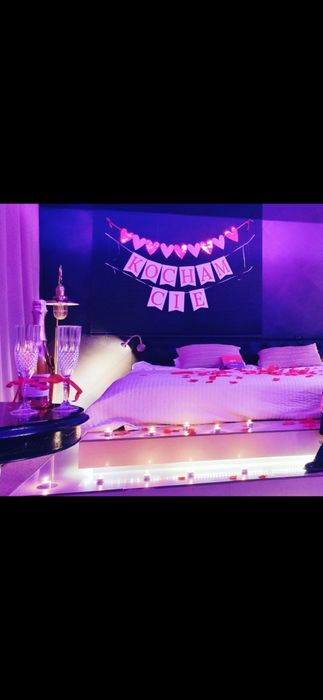 Zaręczyny oświadczyny randka girlanda kocham cię sztuczne Płatki róż