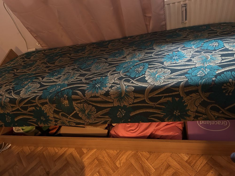 Łóżko pojedyncze ze schowkiem 187x84