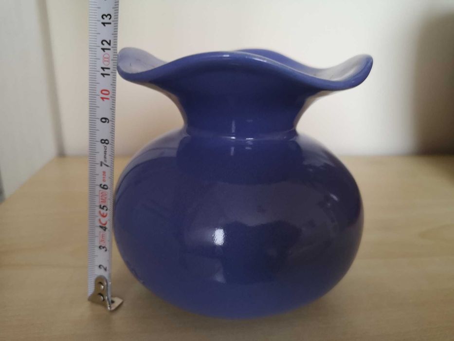 wazon flakon niebieski kobaltowy