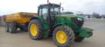 John Deere 6150 M  Zestaw John Deere 6150 M+Wielton 2014 rok- pierwszy właściciel