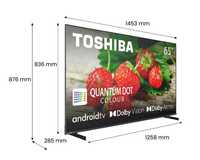 NOWY Toshiba Telewizor QLED 65 cali 65QA5D63DG gwar 2 lata