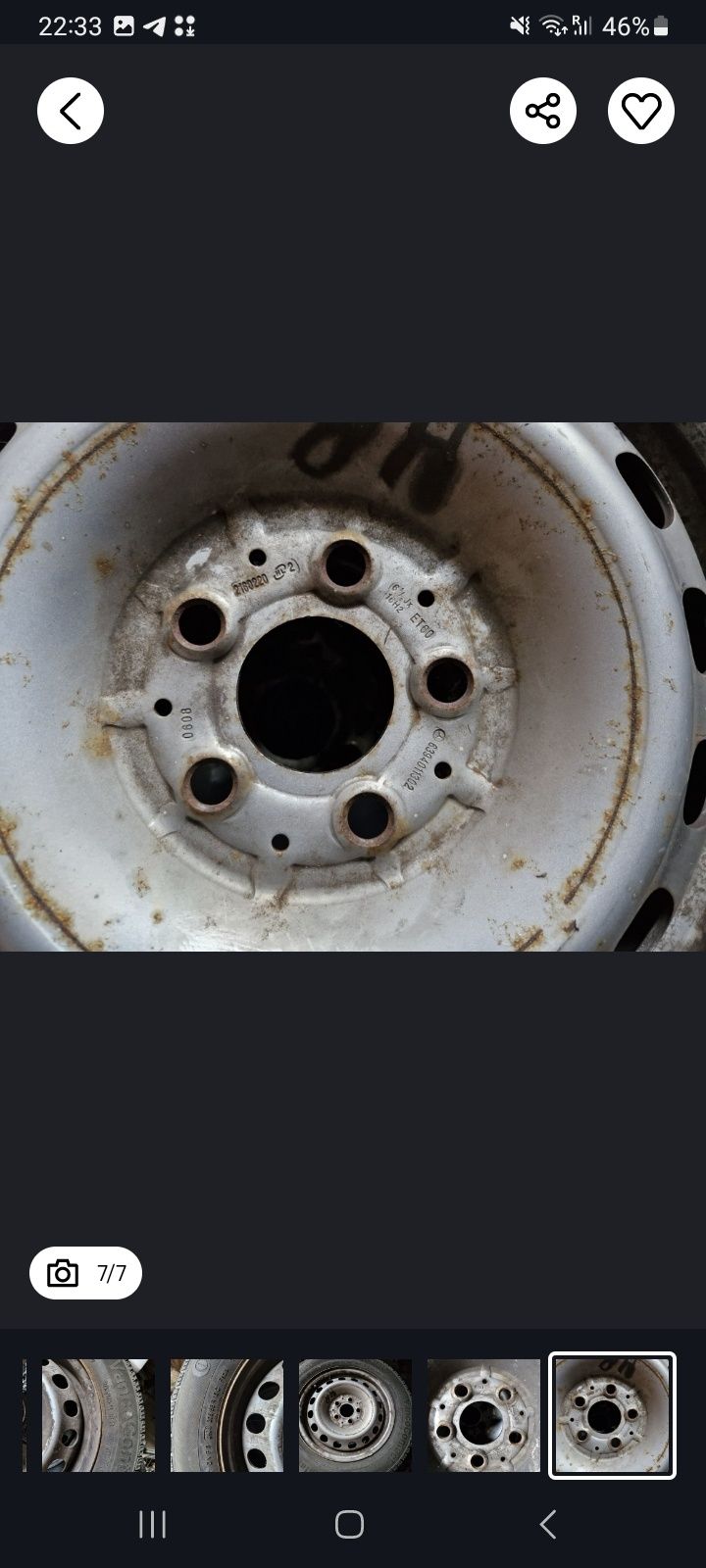 Шини диски Mersedes sprinter 205/65/16C