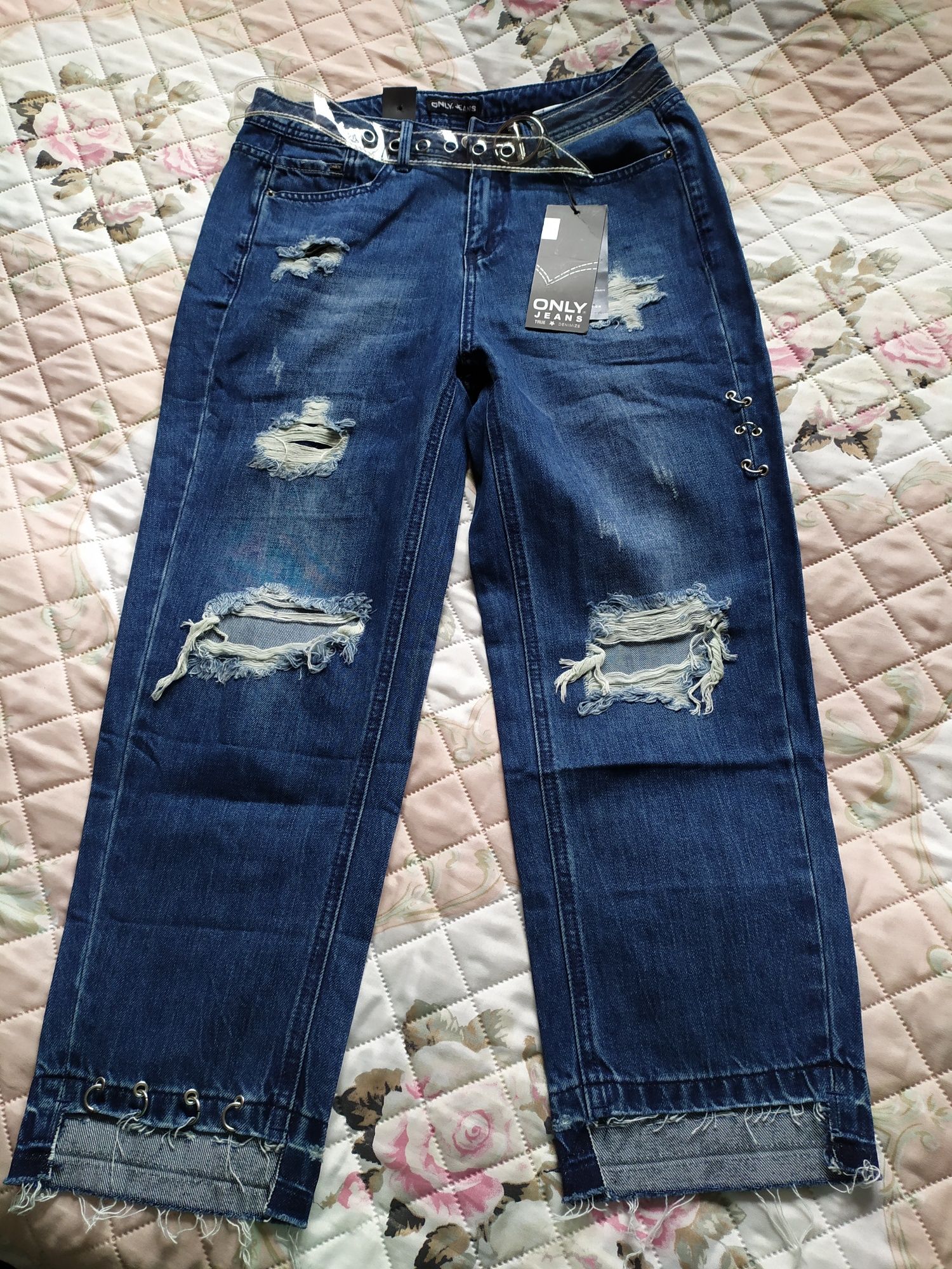 Nowe jeansy damskie dziewczęce r. 27 S/M
