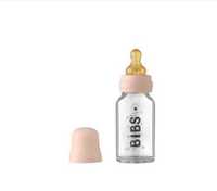 Пляшечка скляна BIBS Baby Glass Bottle Complete Set Latex 110ml Blush