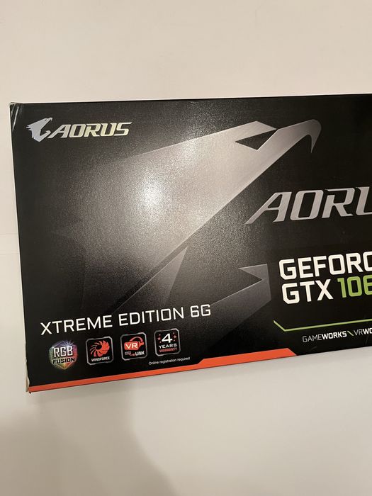 Karta graficzna Gigabyte Aorus Geforce Gtx 1060 Xtreme Edition 6G