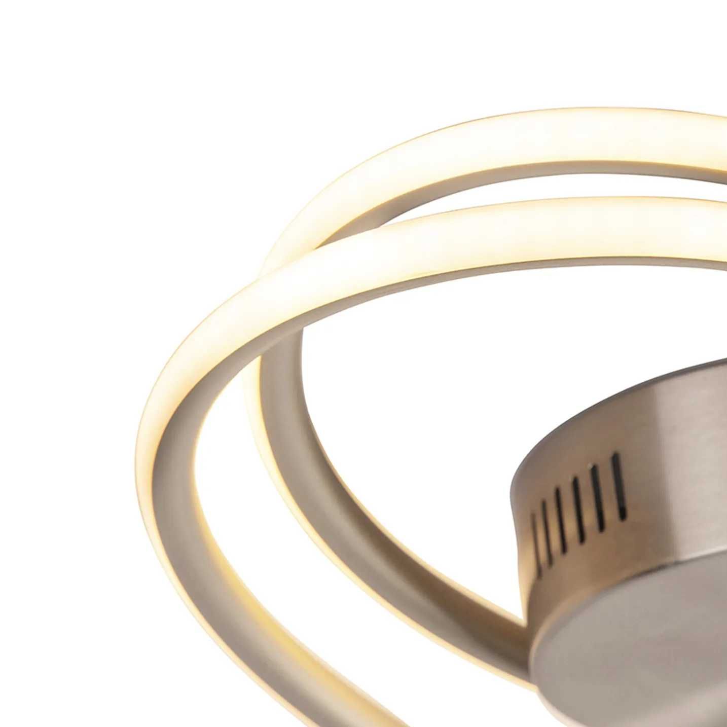 Designerska lampa sufitowa ze stali