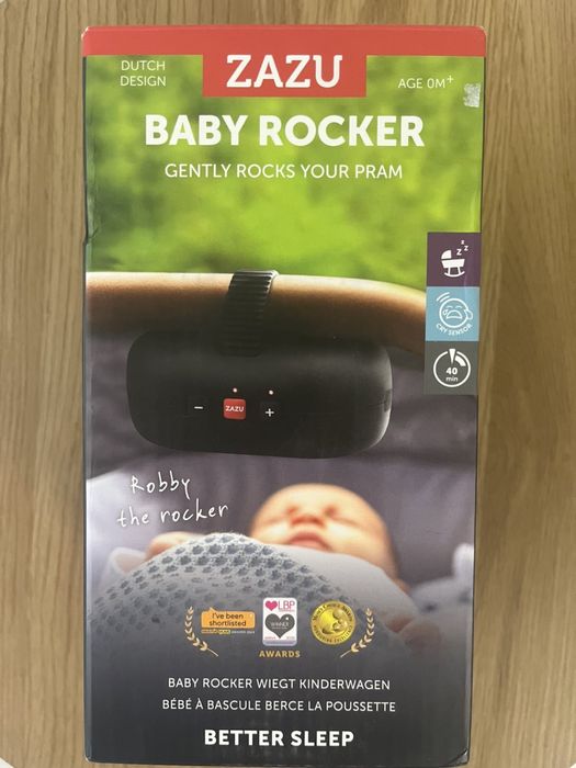 Авто-гойдалка від ZAZU ROBBi дл коляски з датчиком плачу