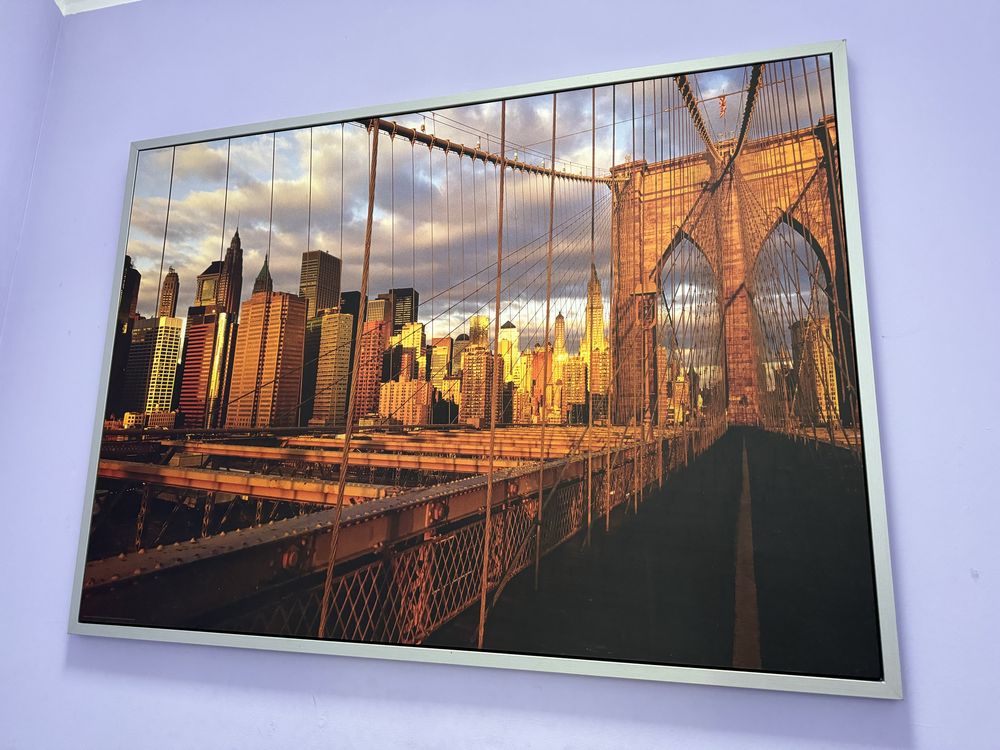 Obraz ikea most brooklyn bridge 140x100